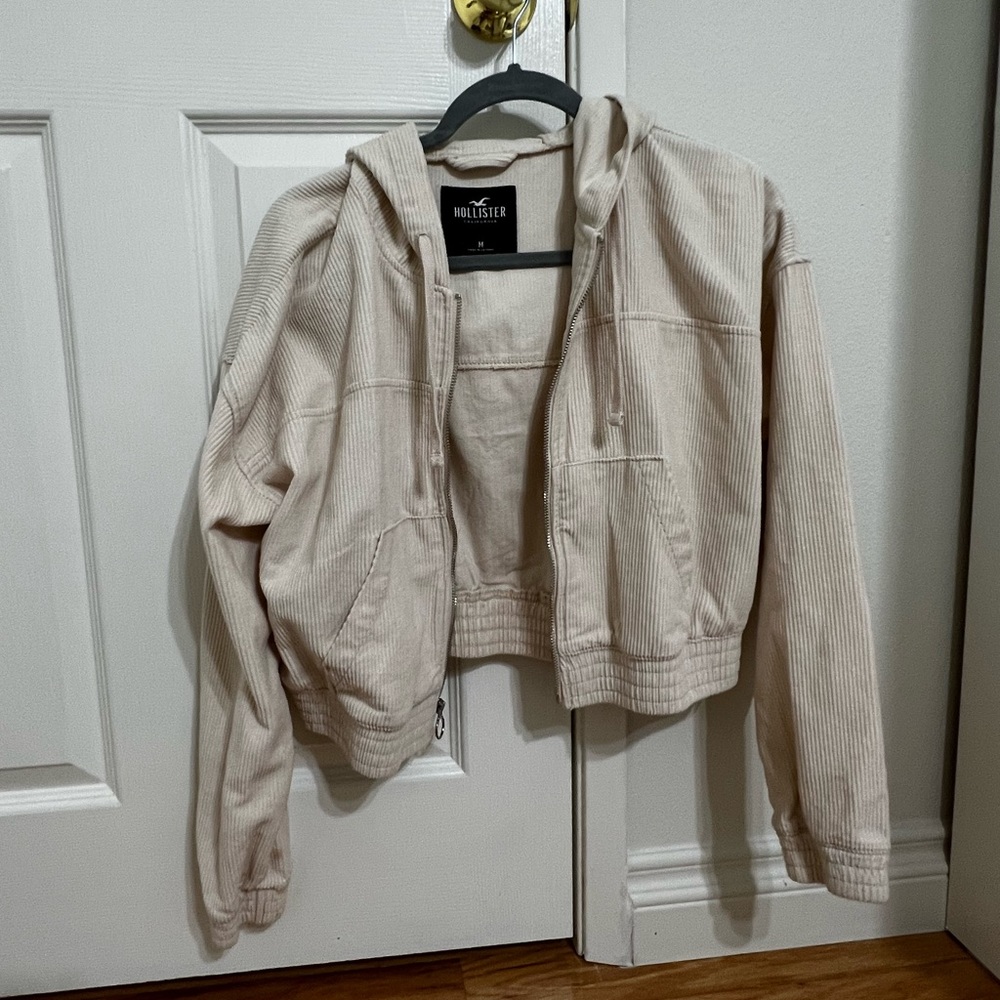 NEVER WORN - corduroy cream jacket